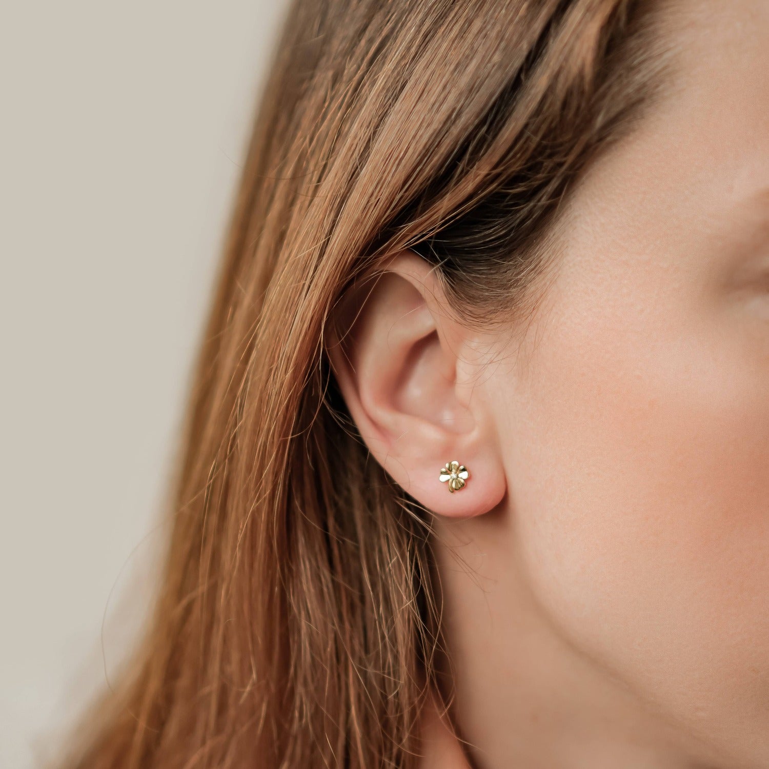 Clous d’oreilles Trèfle à Quatre Feuilles Sterling Argent